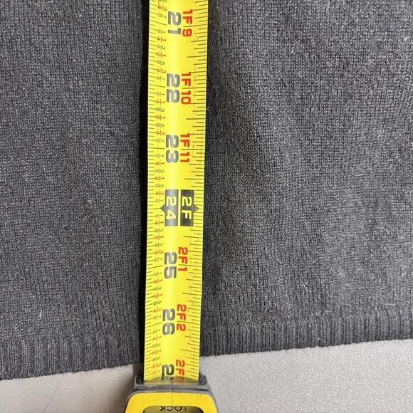 Bloomingdale’s 100% Cashmere Open Front Cardigan Womens S Sweater Black Capsule - Picture 6 of 7